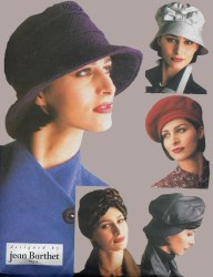 9333 VOGUE DESIGNER 5 BRIM, BERET HATS, TURBAN PATTERN XS TO XLG